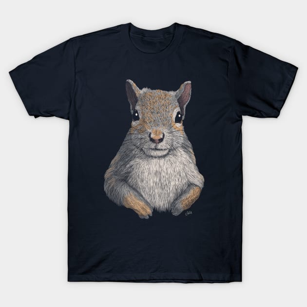 Gray Squirrel T-Shirt by Walking in Nature